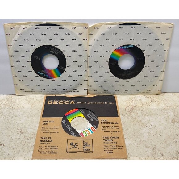 The Who 45 Record Lot of 3 Rock Who Are You Pinball Wizard Squeeze Box - Picture 2 of 8